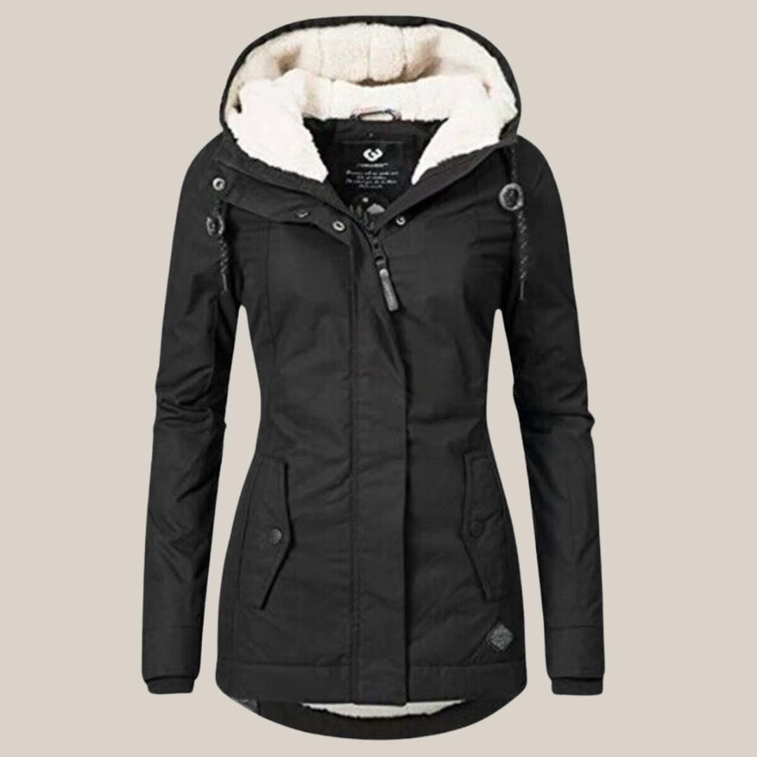 Warm Fleece-Lined Padded Winter Jacket