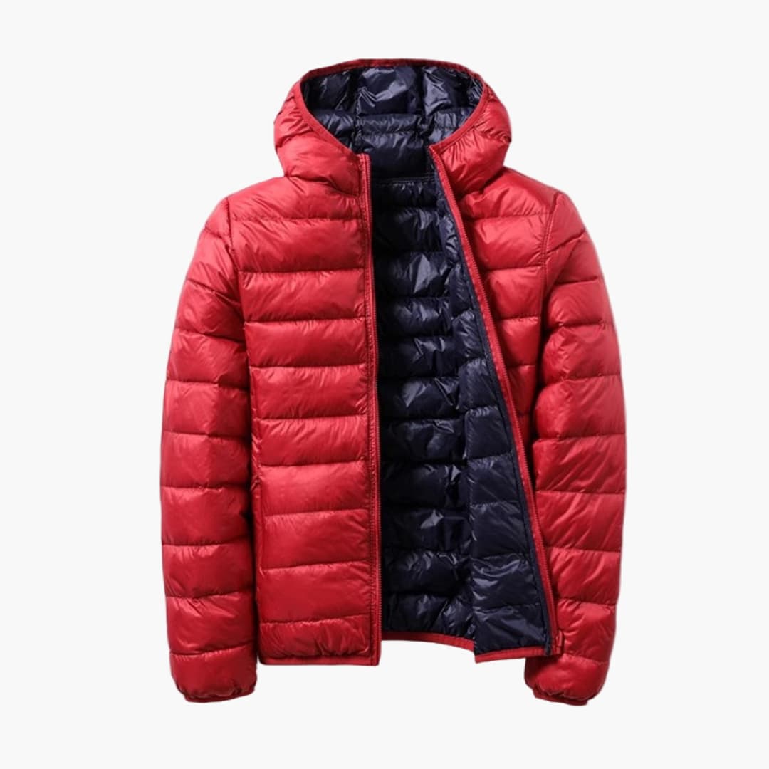 Hooded Reversible Quilted Padded Jacket