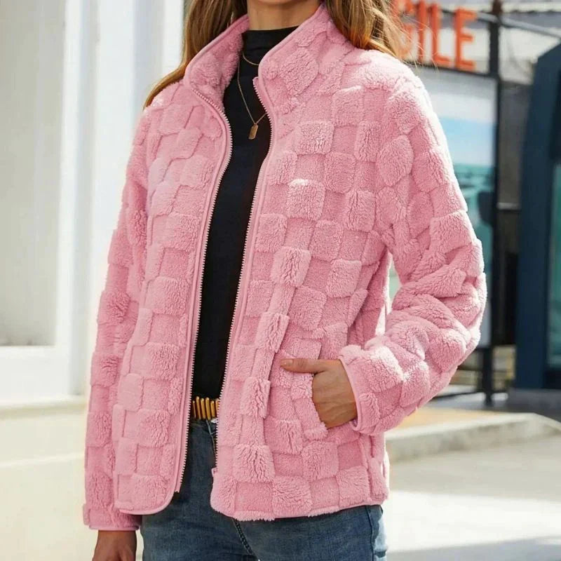 Checkered Padded Warm Winter Jacket