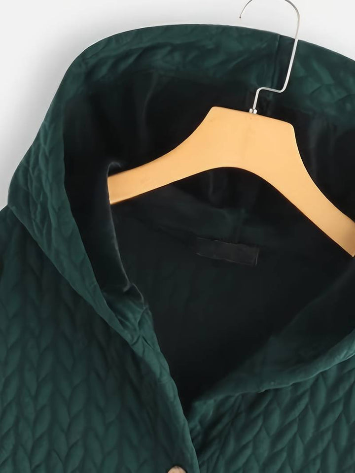 Cozy Elegant Quilted Hooded Jacket
