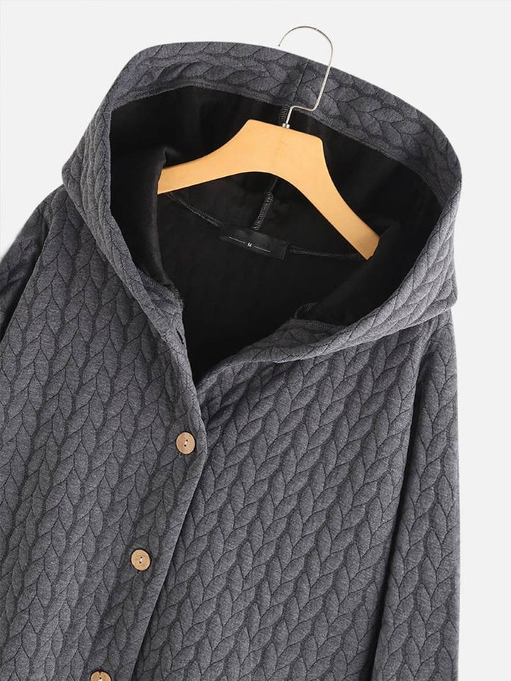 Cozy Elegant Quilted Hooded Jacket