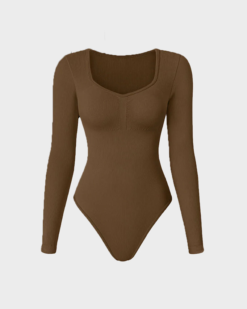 Sculpting V-Neck Bodysuit