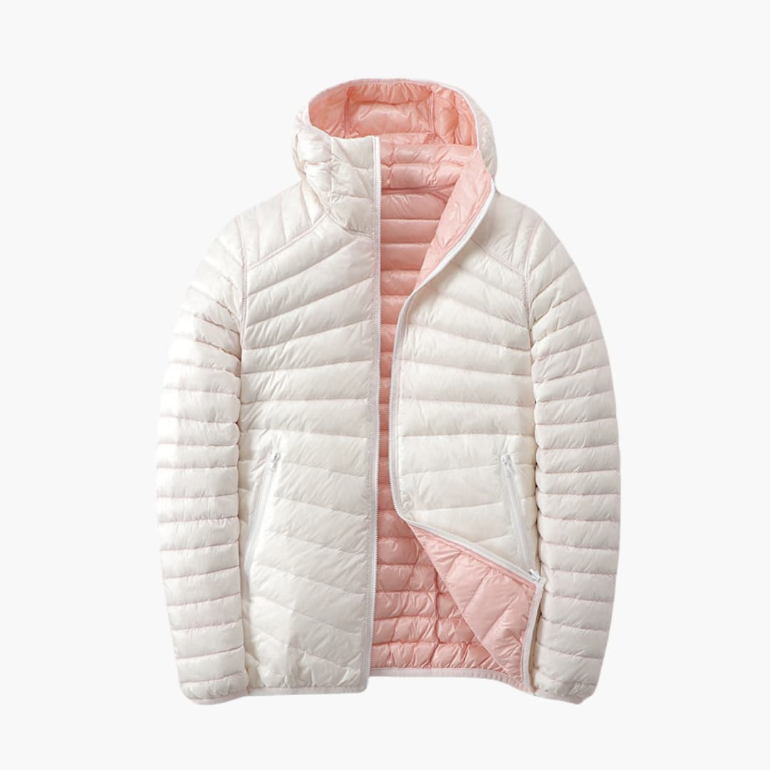Hooded Reversible Quilted Padded Jacket