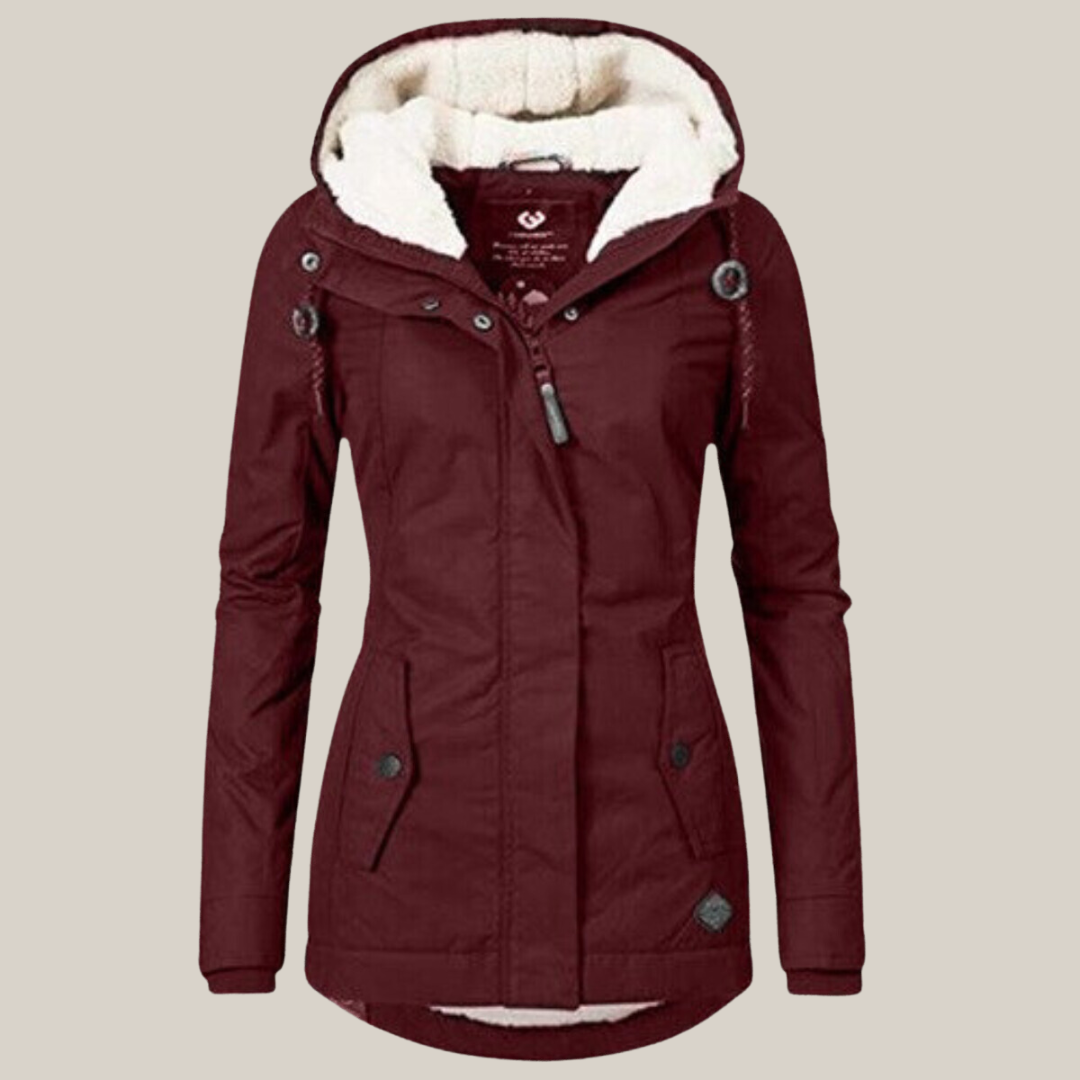 Warm Fleece-Lined Padded Winter Jacket