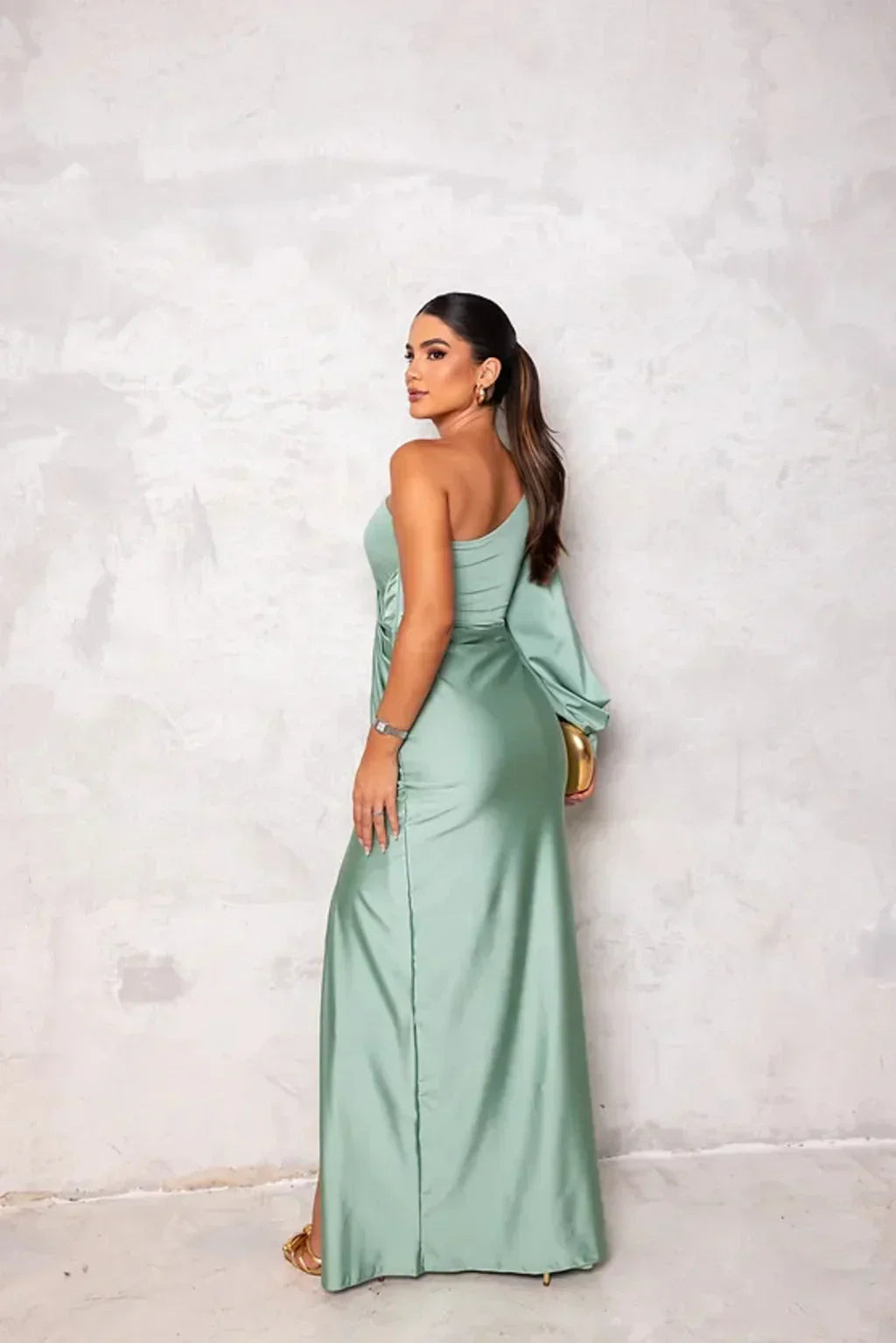 Women’s Sleeveless Maxi Dress – High Side Split – Floor-Length Evening Gown
