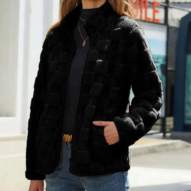 Checkered Padded Warm Winter Jacket