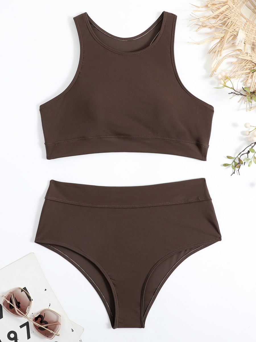 High-Waisted Two-Piece Bikini for Women