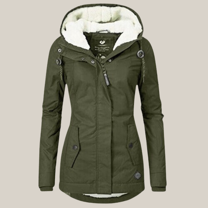 Warm Fleece-Lined Padded Winter Jacket