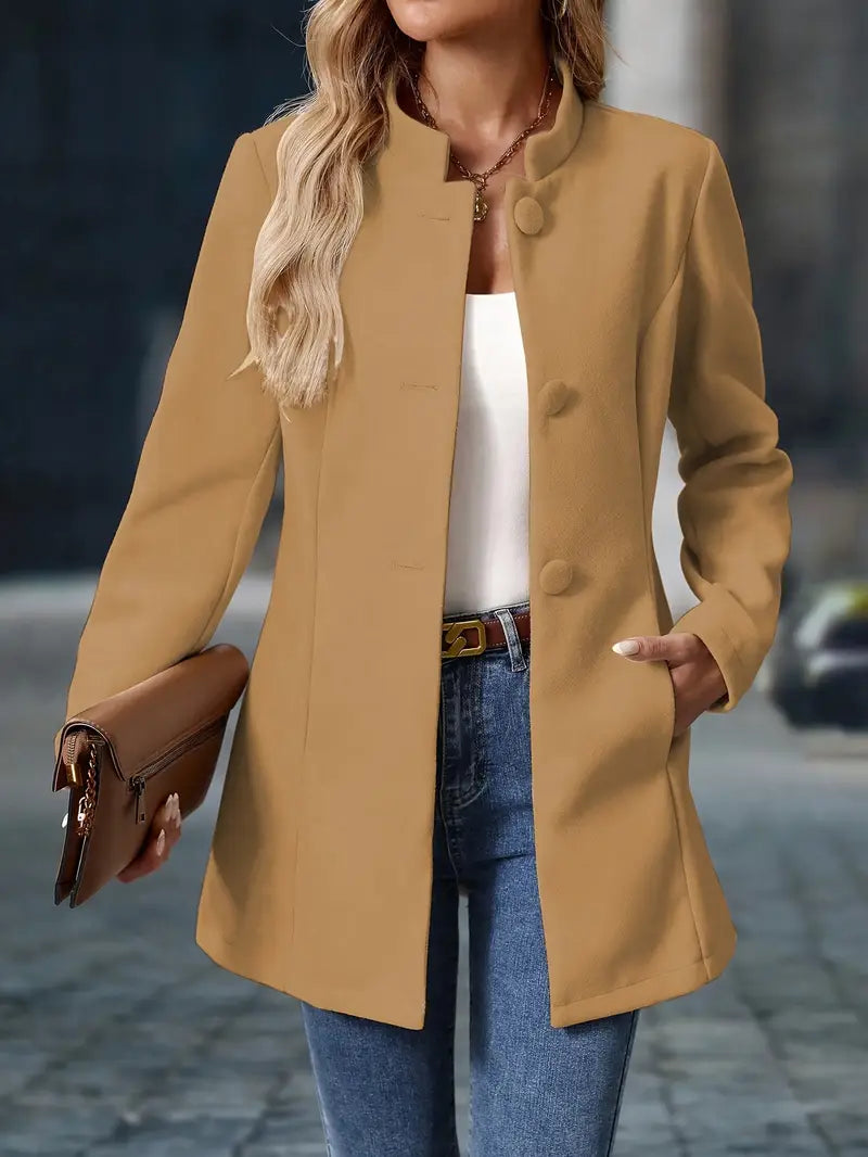 Timeless Elegant Tailored Wool Jacket