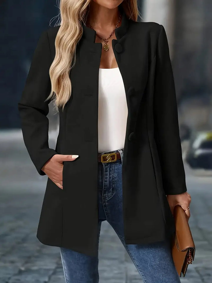 Timeless Elegant Tailored Wool Jacket