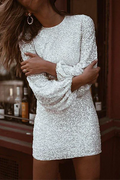 Women’s Sequin Mini Dress with Glamorous Shimmer Finish