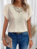 Women’s Elegant Lace Blouse with Feminine Fit and Luxury Lace Design