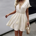 Short Sleeve Midi Dress