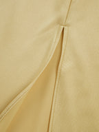 Silky Soft Slip Dress with One-Shoulder and Midi Length