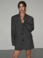 Oversized Classic Lapel Elegant Blazer