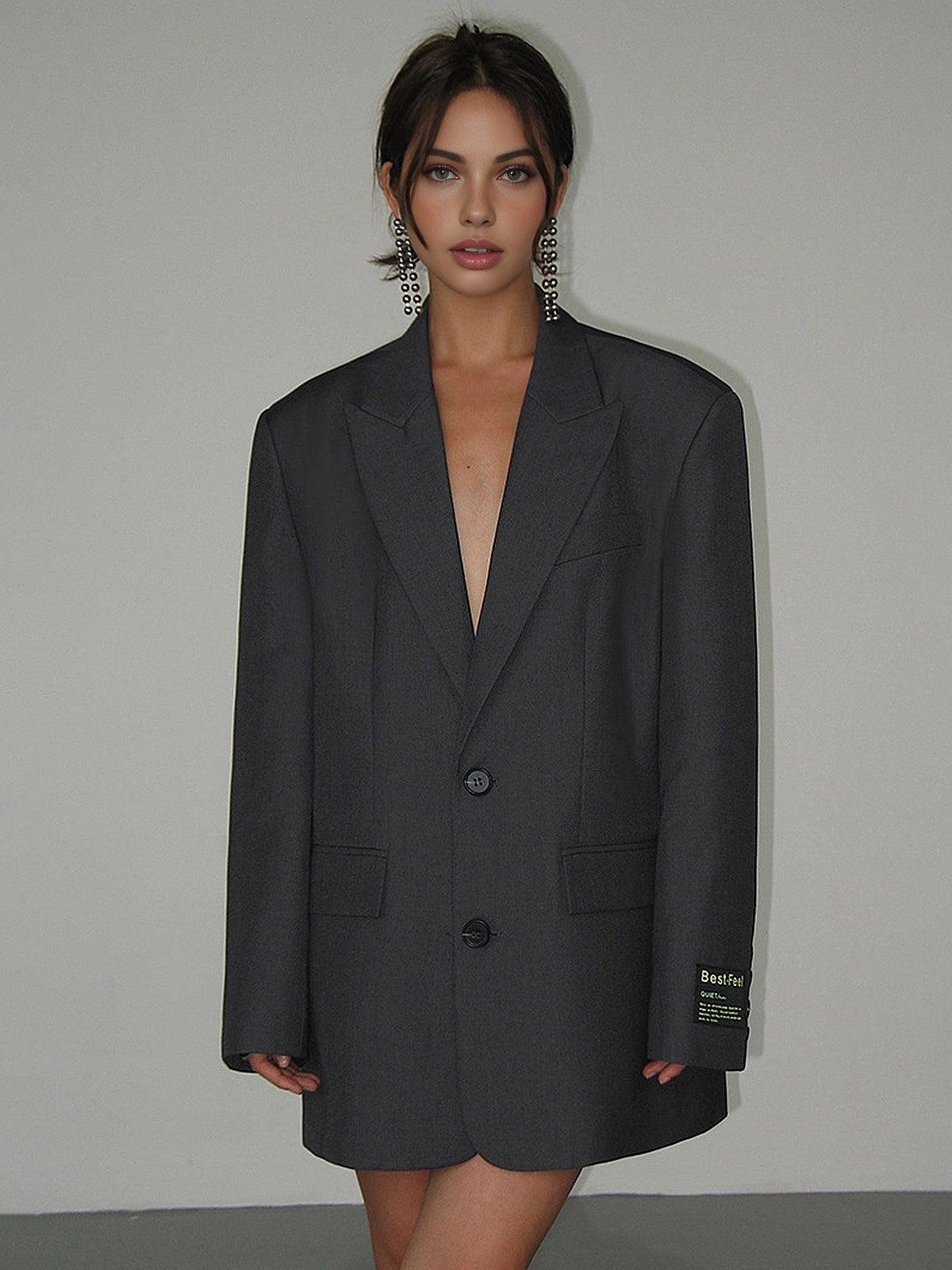 Oversized Classic Lapel Elegant Blazer