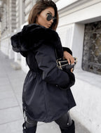 Luxurious Warm Hooded Padded Jacket