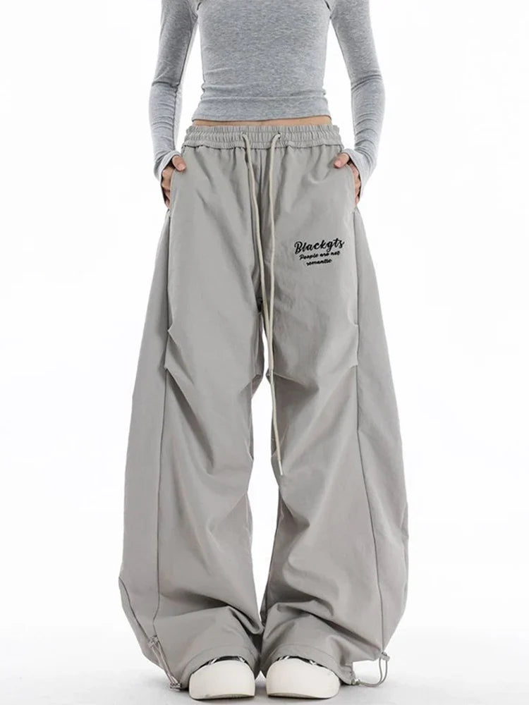 Baggy Jogger Pants with Elastic Waist