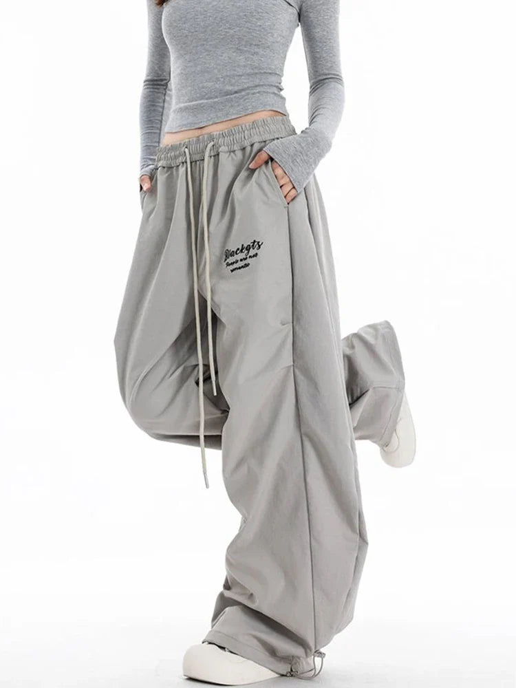 Baggy Jogger Pants with Elastic Waist