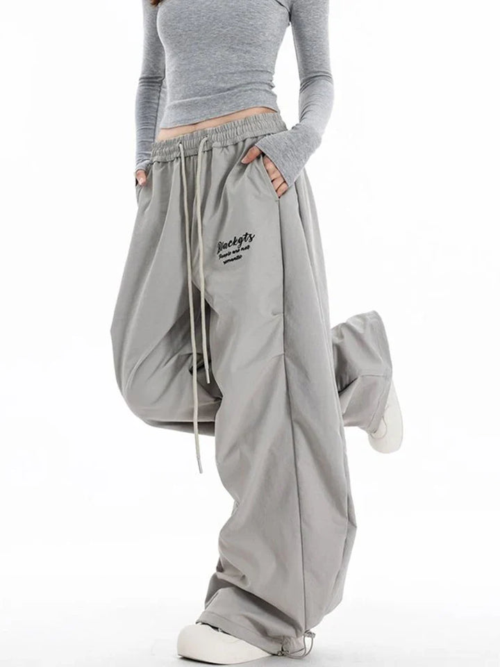 Baggy Jogger Pants with Elastic Waist