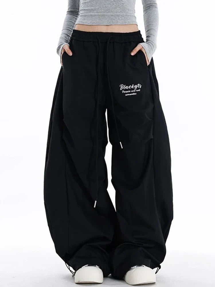 Baggy Jogger Pants with Elastic Waist