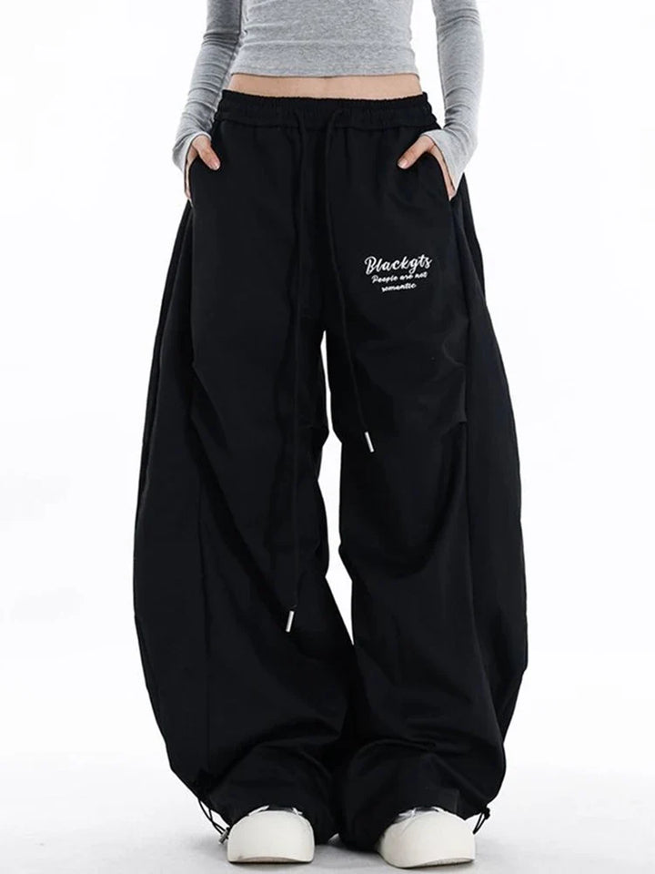 Baggy Jogger Pants with Elastic Waist