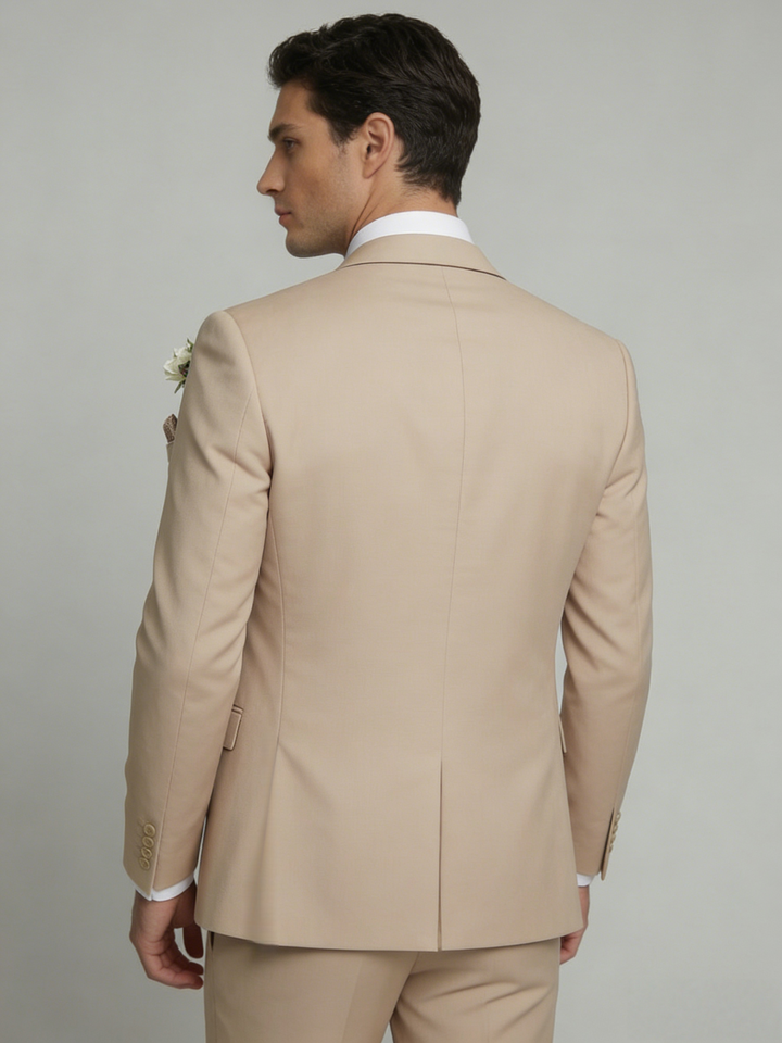Beige Wedding Men’s Suit