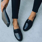 Leather Slip-On Loafers