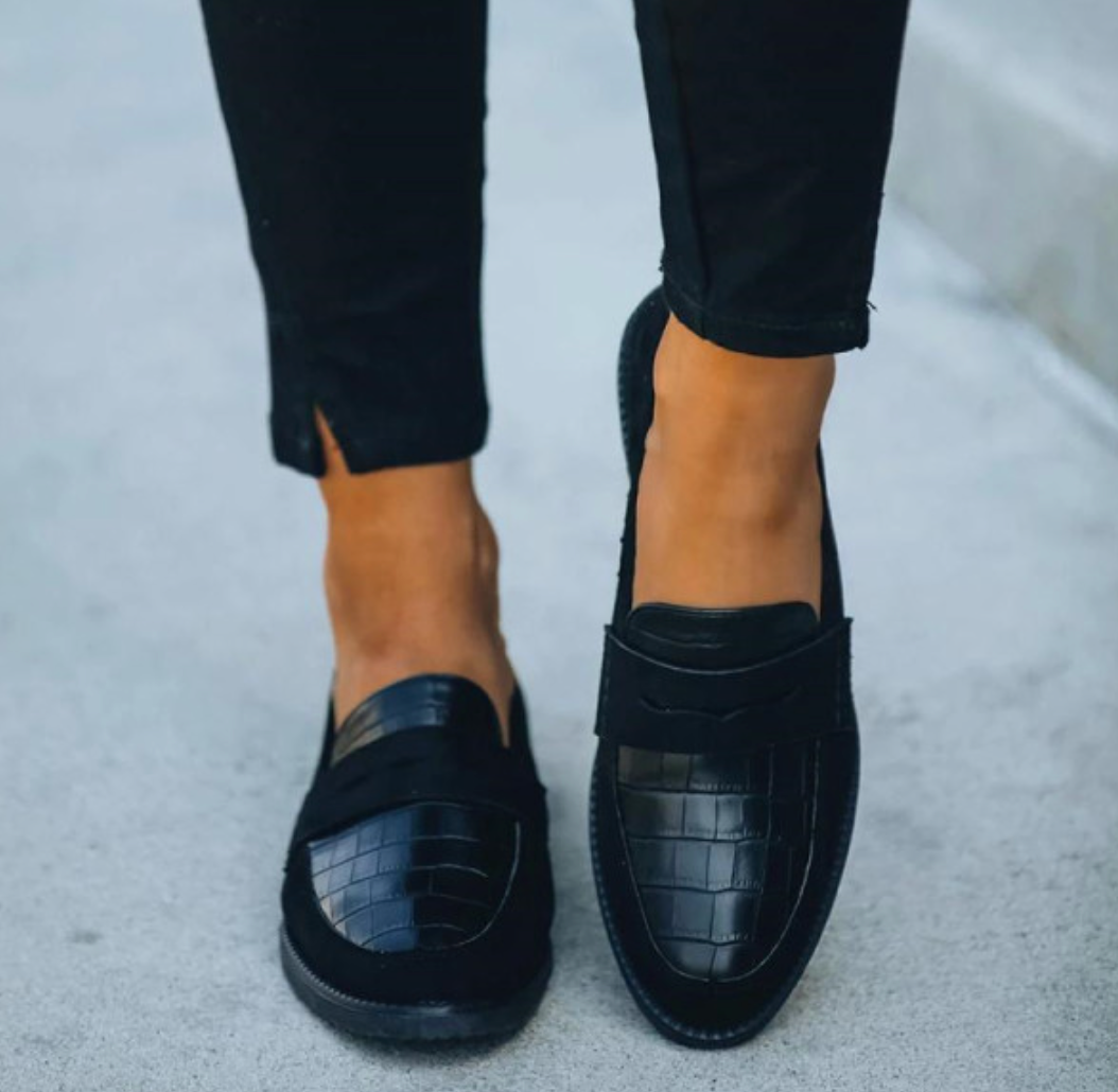 Leather Slip-On Loafers