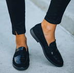 Leather Slip-On Loafers