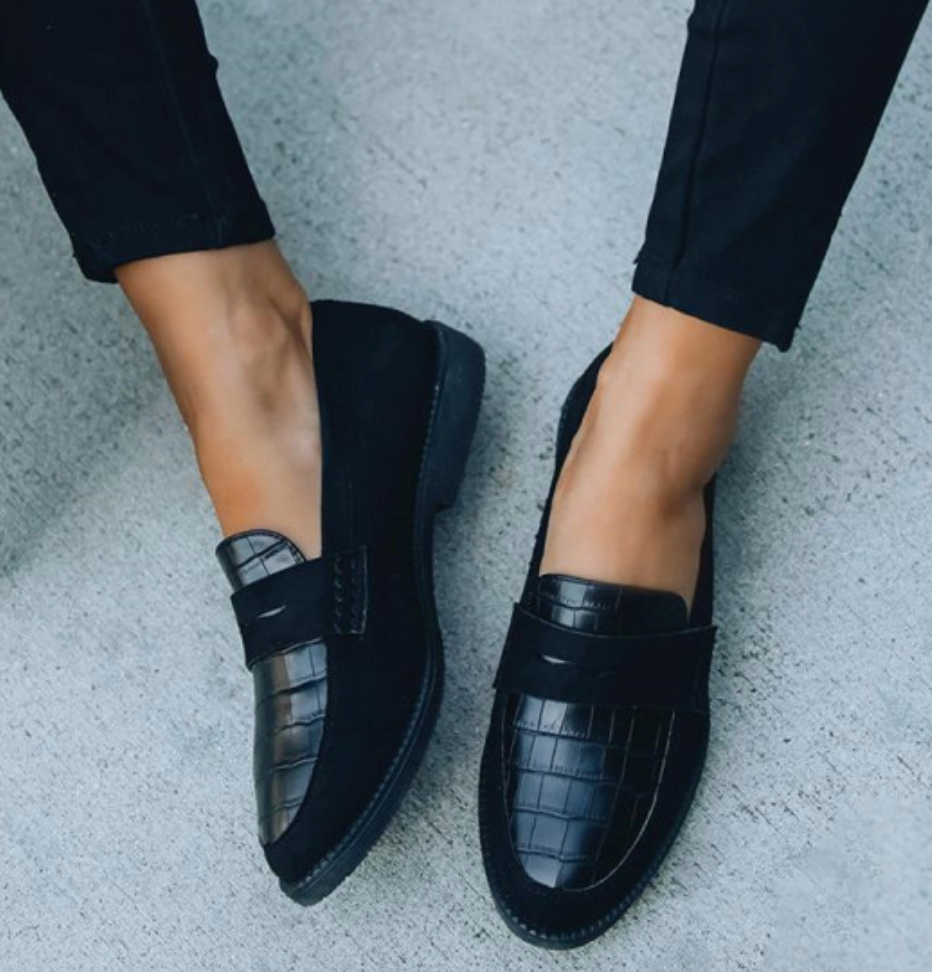 Leather Slip-On Loafers