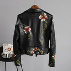 Elegant Floral Print Womens Jacket