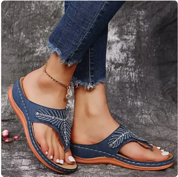 Open-Toe Flip-Flop Sandals – Non-Slip Flexible Summer Footwear