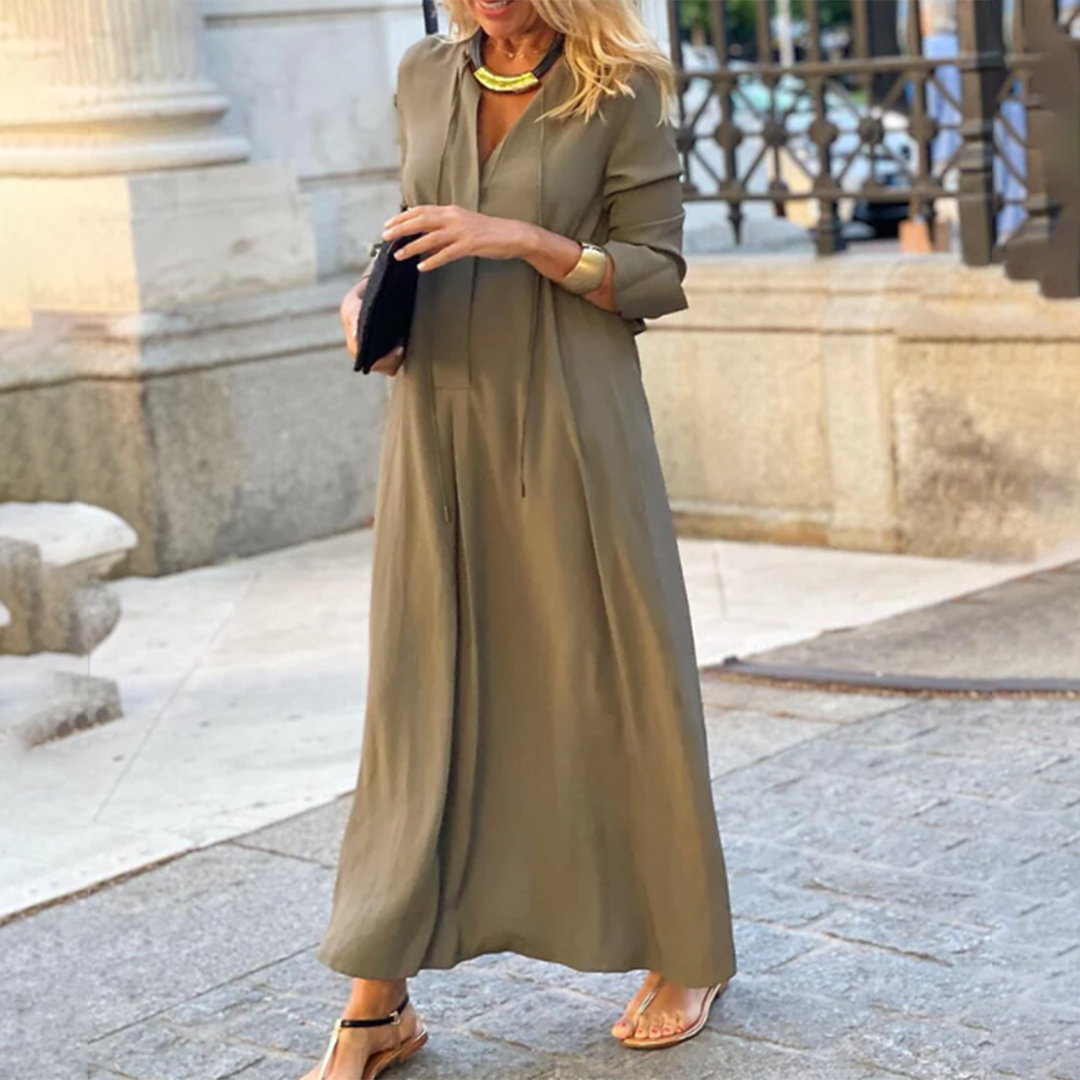 Comfortable Loose-Fitting Maxi Dress | Timeless, Light & Elegant
