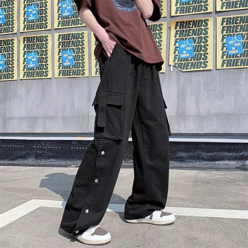 Cargo Pants with Button Detail