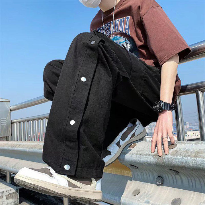 Cargo Pants with Button Detail