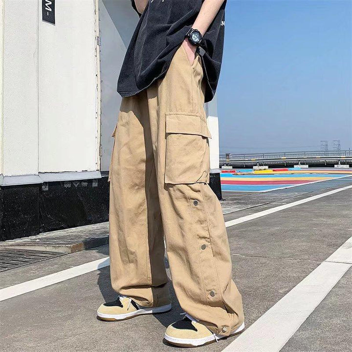 Cargo Pants with Button Detail