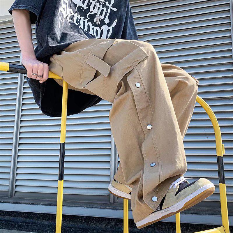 Cargo Pants with Button Detail