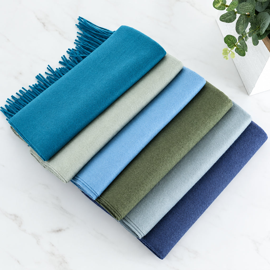Cashmere Scarf Warm Stylish Tassel Design