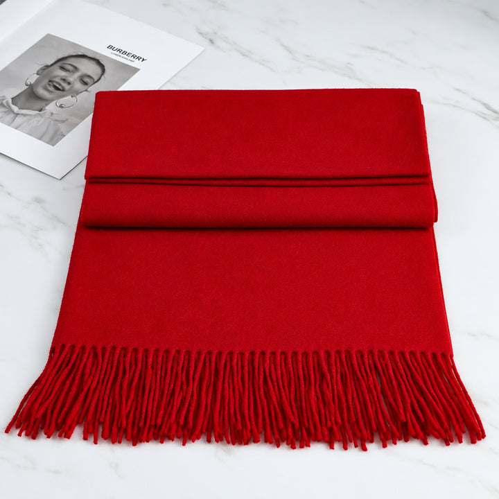 Cashmere Scarf Warm Stylish Tassel Design