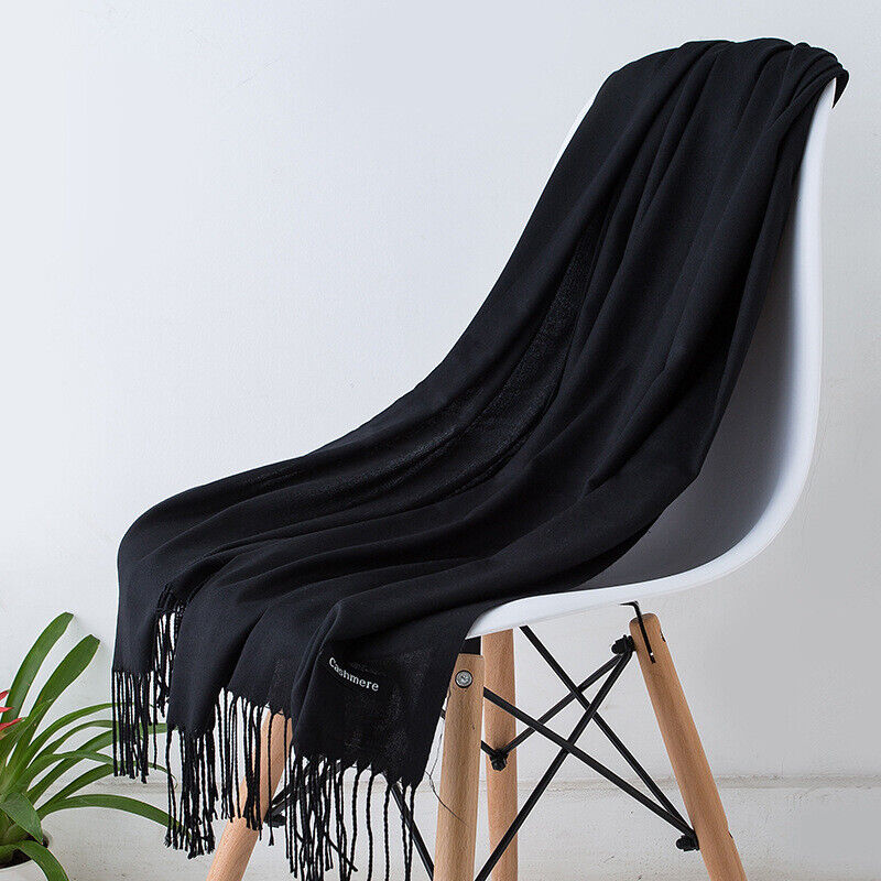 Cashmere Scarf with Tassels
