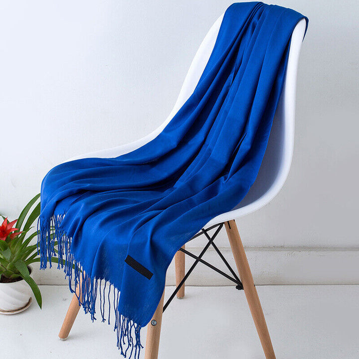 Cashmere Scarf with Tassels