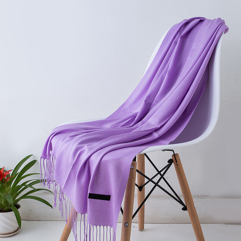 Cashmere Scarf with Tassels