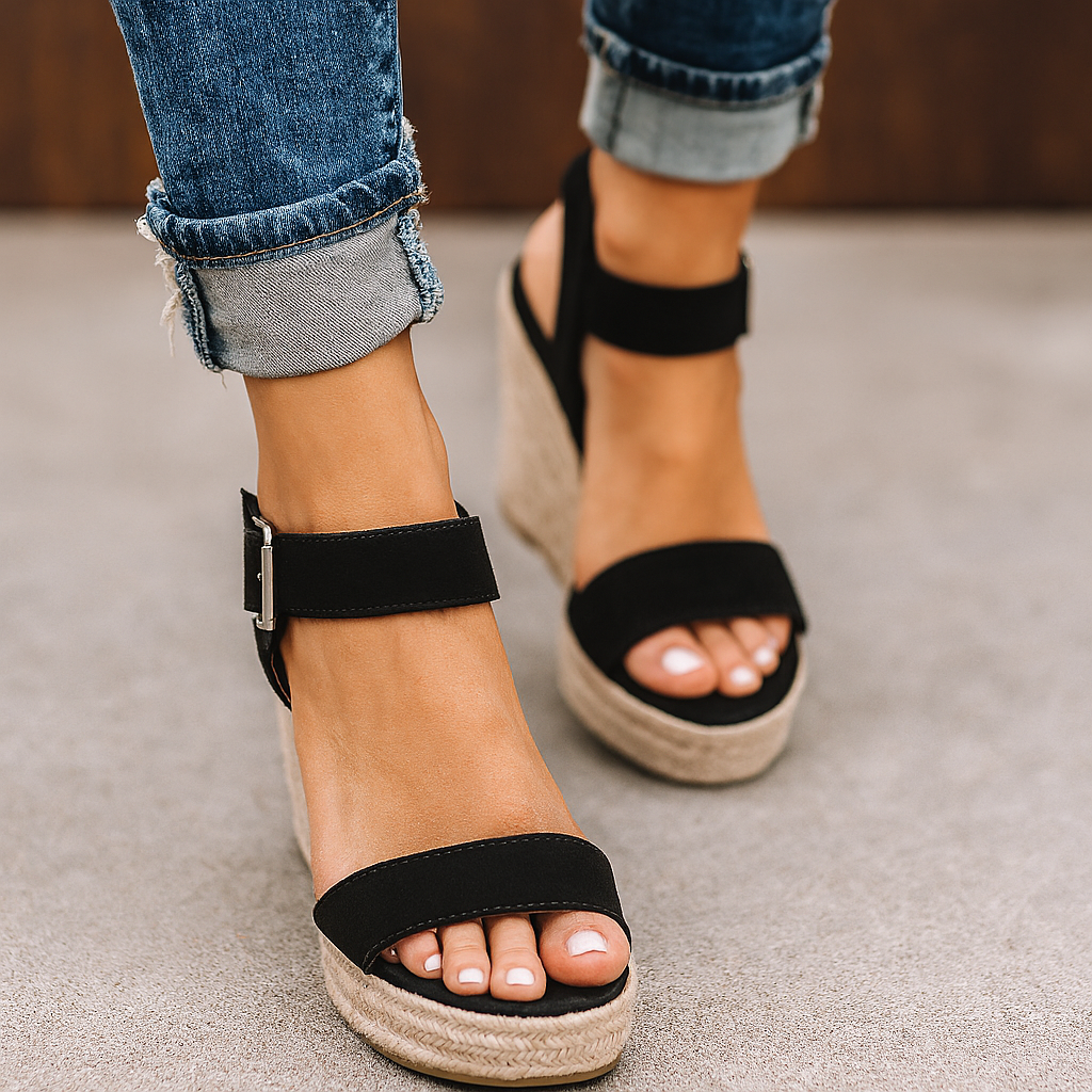 Women’s Spring Heel Open Toe Wedge Sandals