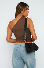Women's One-Shoulder Top with Twist Detail