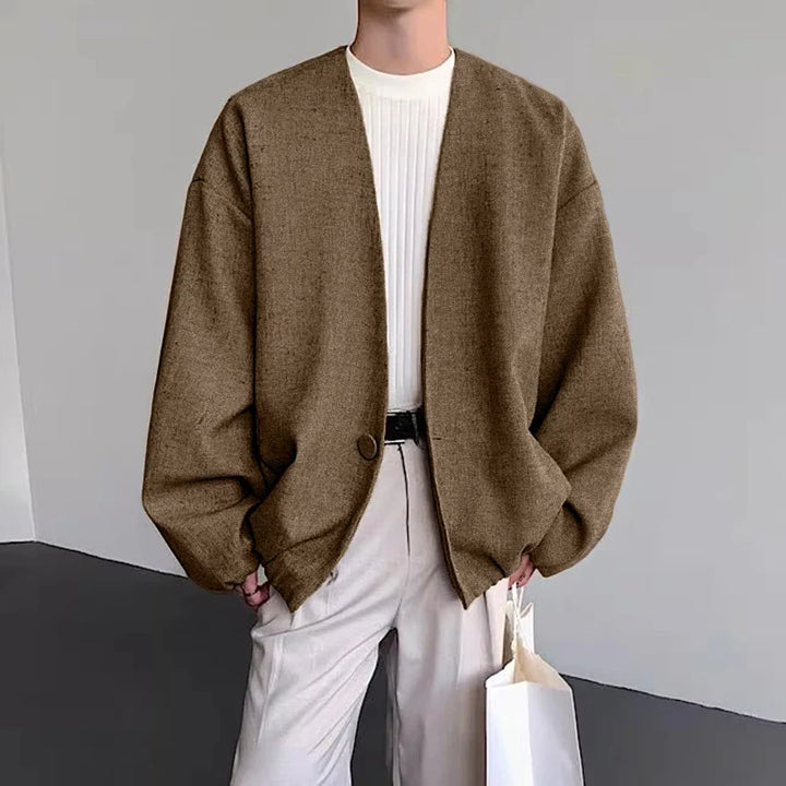 Classic Button Men’s Knit Jacket