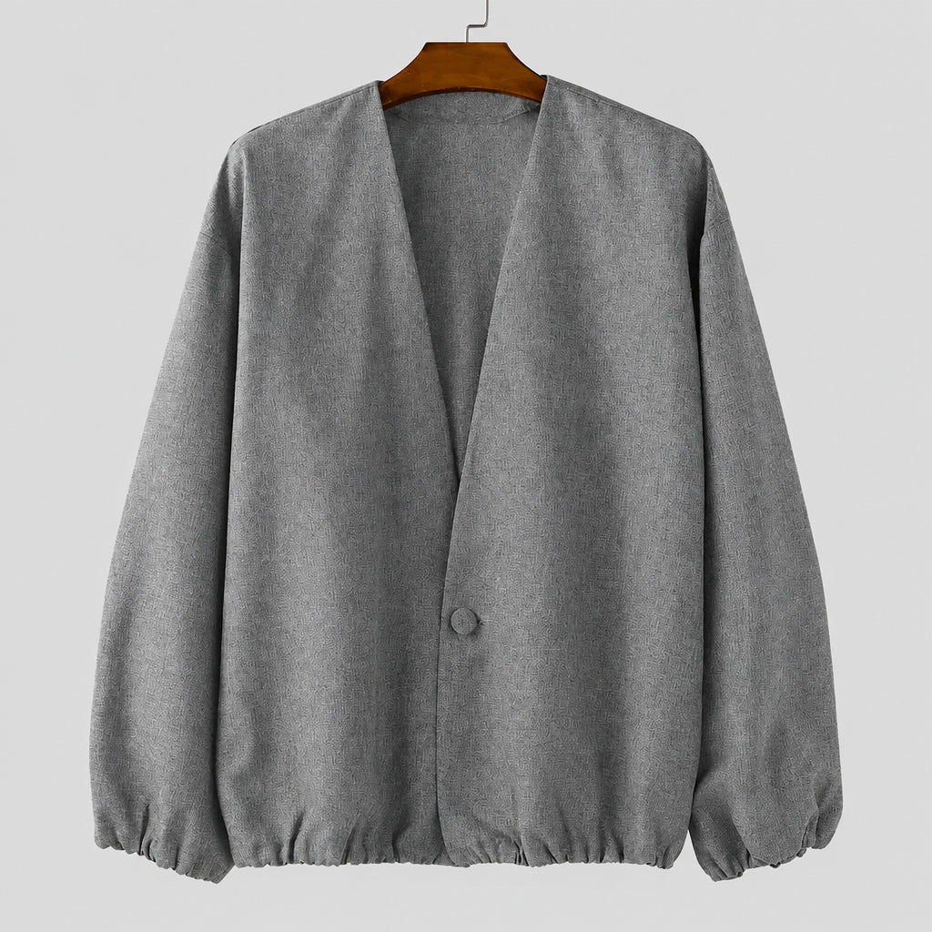 Classic Button Men’s Knit Jacket