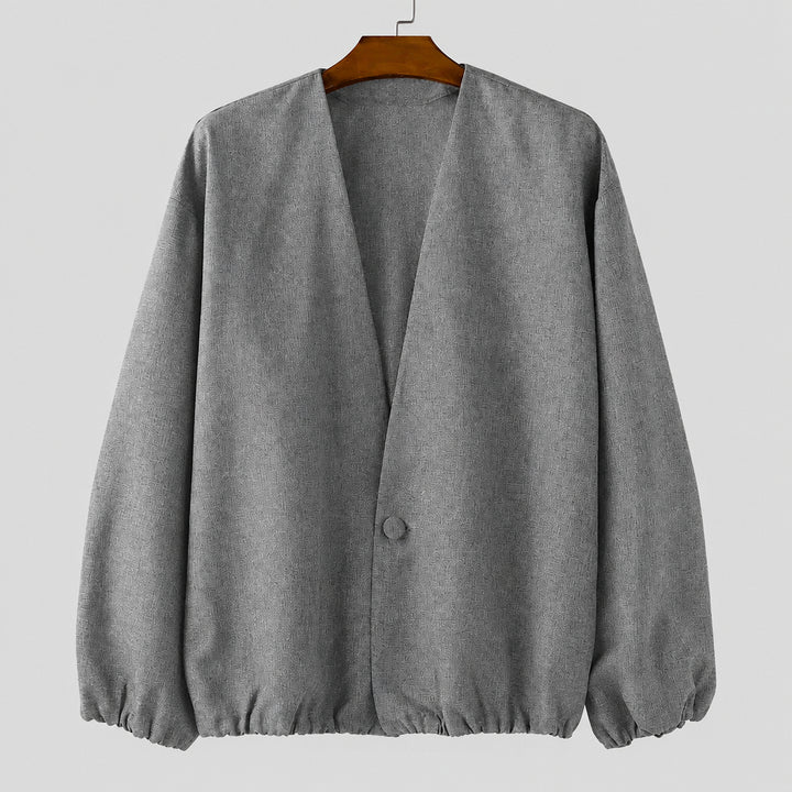 Classic Button Men’s Knit Jacket