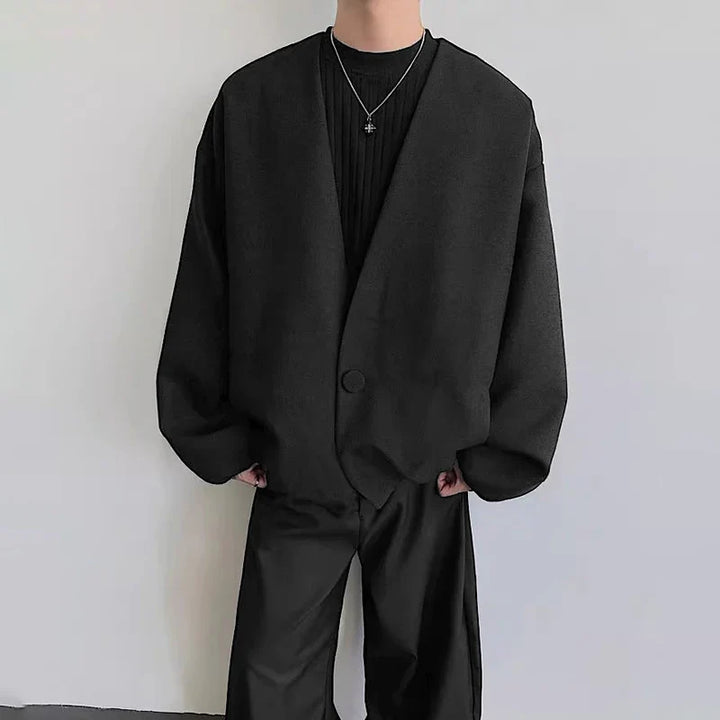 Classic Button Men’s Knit Jacket