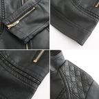 Chic High Collar Zip Jacket